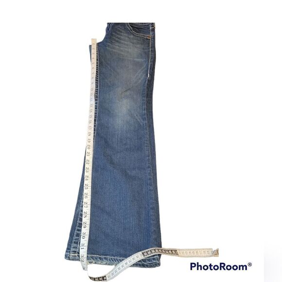 True Religion Women's Embroidered Becky Bootcut Blue Jeans 31 - Picture 10 of 16